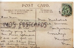 Genealogy Postcard - Nicholas - Pontywain, Crosskeys, Newport, Mon - Ref. R1257