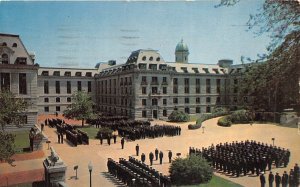 Annapolis Maryland 1966 Postcard US Naval Academy Midshipmen Bancroft Hall