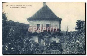 Postcard Old Charmettes Chambery near House of Rousseau