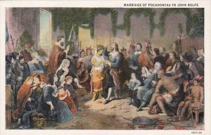 Marriage Of Pocahontas To John Rolfe Curteich