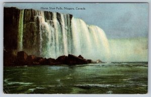 Horseshoe Falls From Below, Niagara Falls, Ontario, Vintage 1934 Postcard