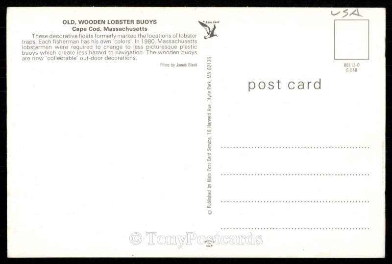 Old, Wooden Lobster Buoys