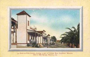 Palm Avenue CottageRow Guenther Murrieta Mineral Hot Springs California postcard