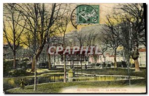 Old Postcard Grenoble City Garden