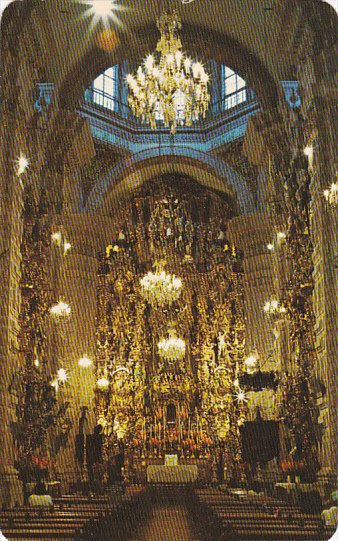 Mexico Interior Santa Prisca Church Taxco