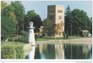 Carillon War Memorial Tower, Simcoe, Ontario, Canada, 40-60s