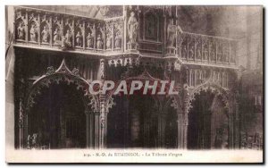 Old Postcard N D Rumengol Tribune of Organ