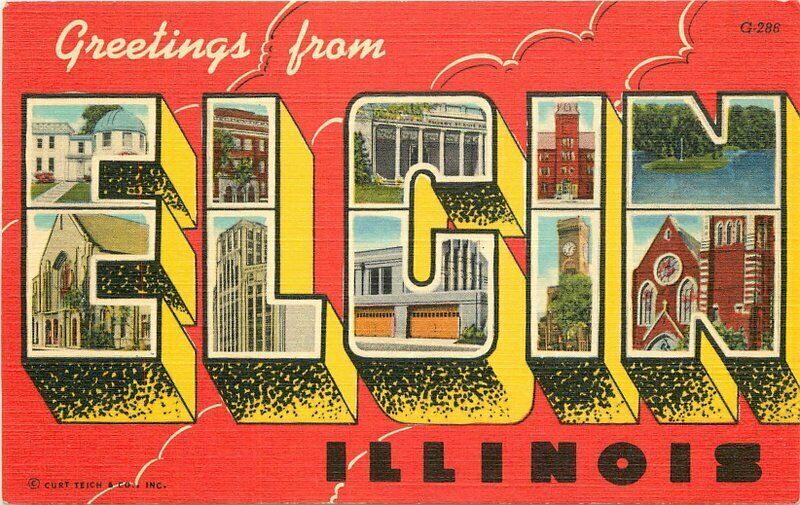 Florence South Carolina Large Letters multi View Teich 1940s Postcard