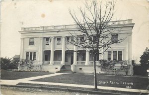 Glendale California Fraternity C-1910 Sigma Alpha Epsilon Postcard RPPC 24-8048