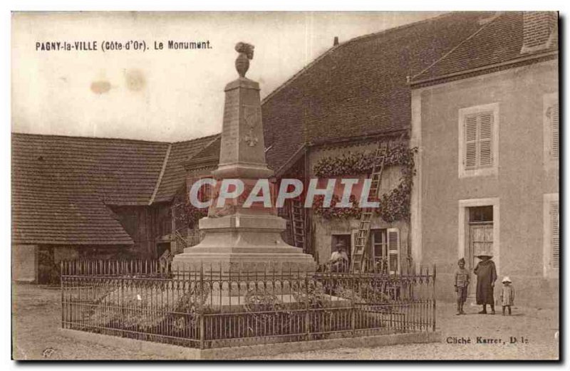 (Cote d & # 39Or) Pagny-la-Ville The Post Card Ancient Monument