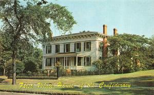 MONTGOMERY, AL Alabama   FIRST WHITE HOUSE of the CONFEDERACY  Chrome Postcard