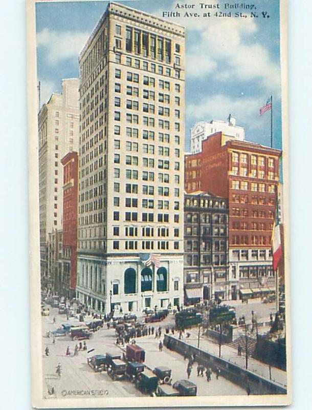 Unused W-Border ASTOR TRUST BUILDING New York City NY hn9695