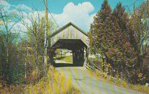 Covered Bridge One Of The Five Old Covered Bridges In Lyndon Vermont