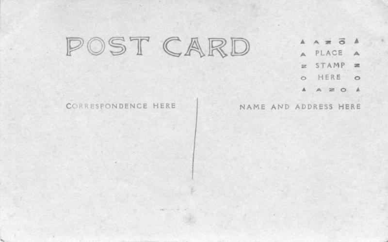 Postcard  3 Men by Old House. Location Unknown.  RPPC  (btwn 1904-18)