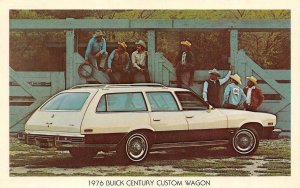 Automobile~Car Advertising   1976 BUICK CENTURY CUSTOM STATION WAGON   Postcard