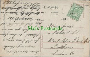 Family History Postcard - Jones - 4 Robert Street, Limehouse, London RF8281