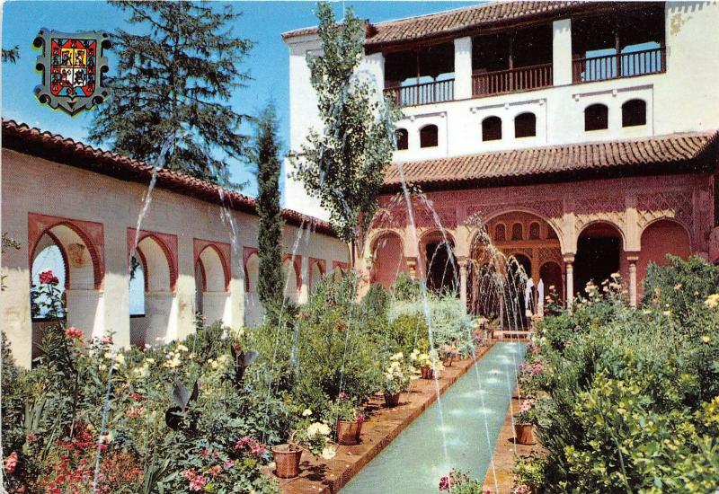 B51718 Granada Generalife Cour de la Acequia  spain