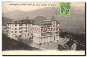 Old Postcard Grand Hotel Du Mont Pelerin On Vevey