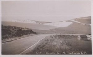 Compton Bay Freshwater Isle Of Wight Vintage Real Photo Postcard