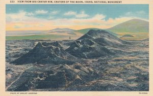 Craters of the Moon National Monument, Idaho - View from Big Crater Rim - Linen