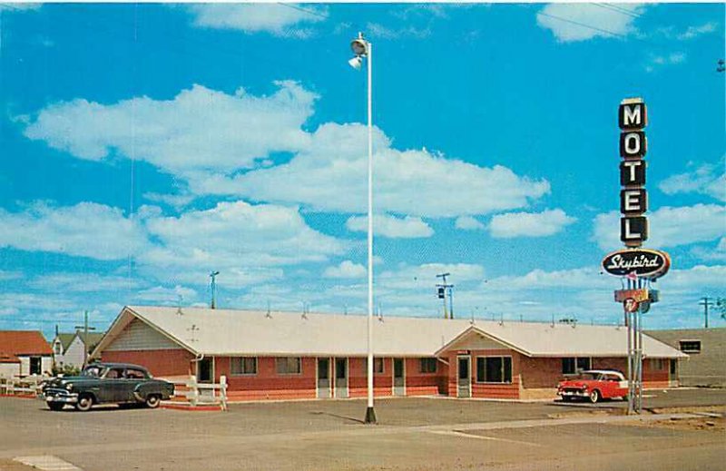 Canada, Saskatchewan, Saskatoon, Skybird Motel, 50s Cars, Dexter Press No 13198B