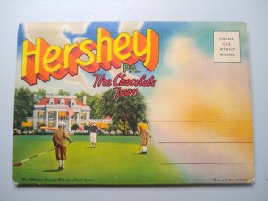 Postcard Folder - The Chocolate Town - Hershey, Pennsylvania 