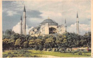 Constantinople Turkey Mosque Gardens Vintage Postcard JF685611