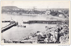 Pier, The Harbour And South Bay, Scarborough, Yorkshire, England, UK, PU-1954