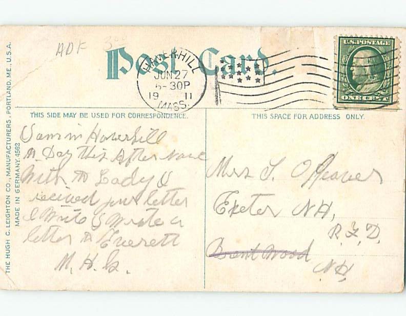 Divided-Back GARRISON HOUSE Haverhill Massachusetts MA HM7796