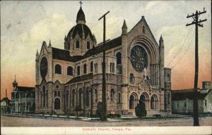 Tampa Florida FL Church 1900s-1910s Postcard