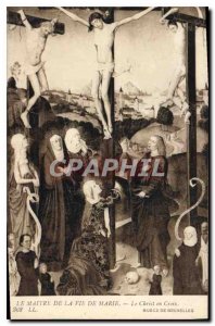 Postcard Old Museum Brussels The Master of the Life of Mary Christ on the Cross