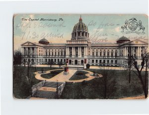 Postcard The Capitol, Harrisburg, Pennsylvania