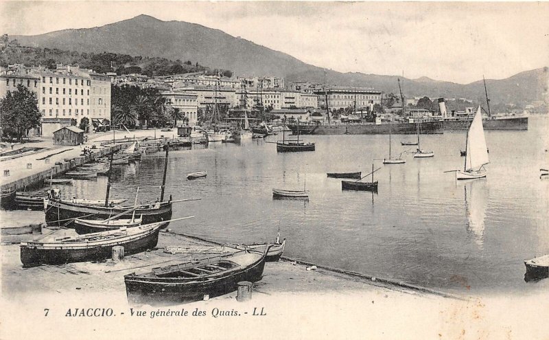 br107229 ajaccio vue generale des quais france