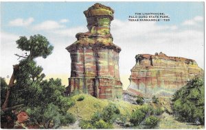 The Lighthouse Rock Formation Palo Duro State Park Texas Panhandle