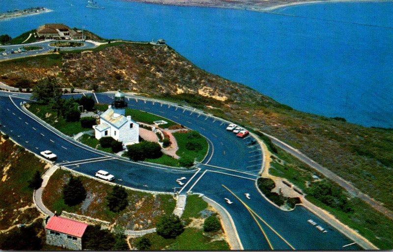 California San Diego Cabrillo National Monument Showing Old Lighthouse