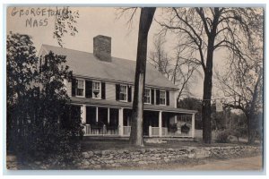 c1910's Peabody Home Garden & Gift Shop Georgetown MA RPPC Photo Postcard 