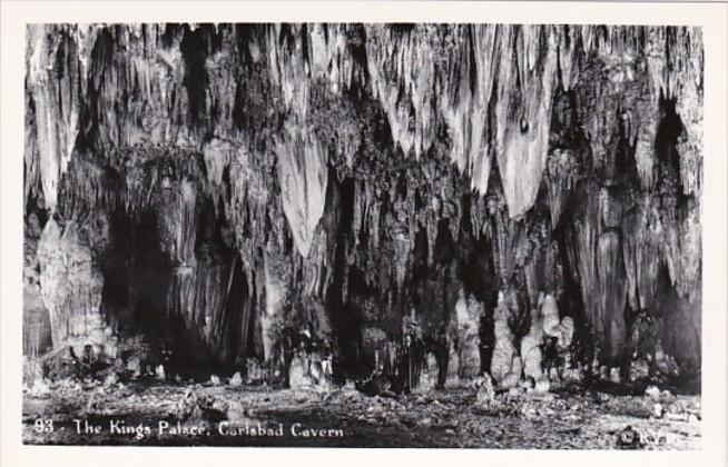 New Mexico Carlsbad Caverns The Kings Palace Real Photo