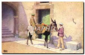 Old Postcard Series II-N 2 - En el patio de una casa mallorquina (His Morague...