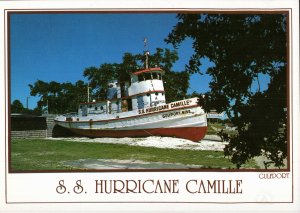 S.S. Hurricane Camille, a Tug Moved by the Flood Gulfport, Mississippi Postcard
