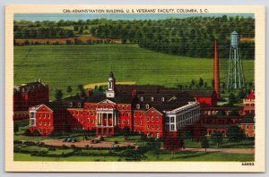 Administration Building US Veterans Facility Columbia South Carolina SC Postcard