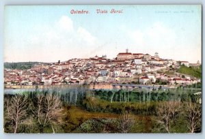 Centro Portugal Postcard Coimbra Overview c1910 Antique Unposted