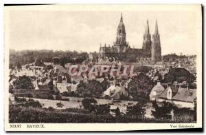 Postcard Old Bayeux Vue Generale