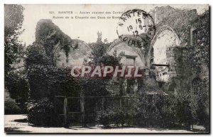 Old Postcard Nantes Former convent of the Cordeliers Ruins of the Chapel of t...