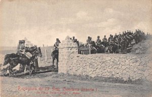 Italy Military 23rd Umberto Regiment Calvary Vintage Postcard JJ658824