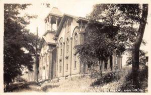 E90/ New Cumberland West Virginia RPPC Postcard c1930s High School