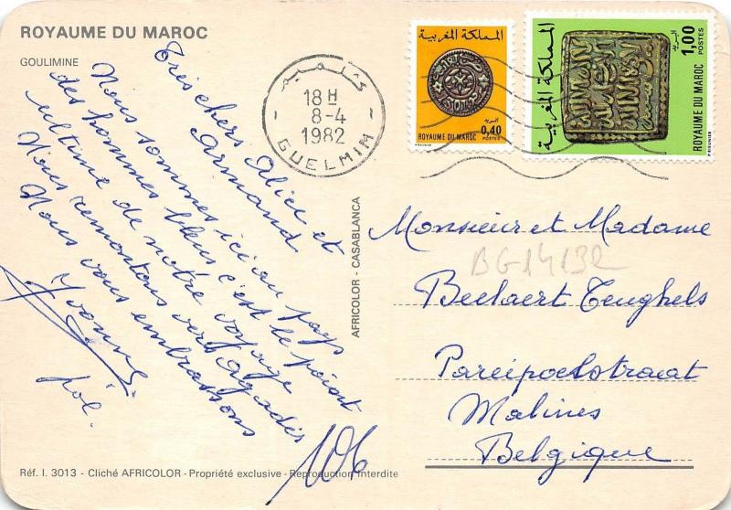 BG14132 types folklore  goulimine royaume du  morocco