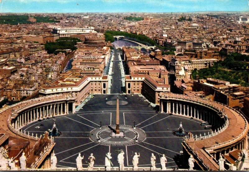 Italy Rome St Peter Square 1973