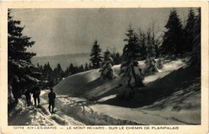 CPA AIX-les-BAINS Le Mont Revard sur le chemin de plainpalais (681642)