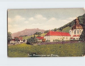 Postcard The Monastery Of Ettal Germany