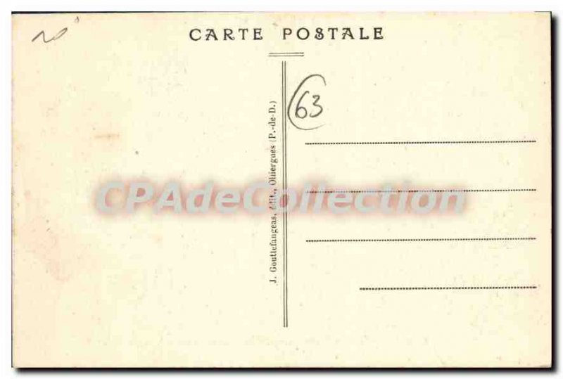 Old Postcard La Bourboule Spa Establishment